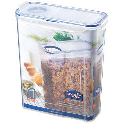 Locknlock Rectangular Storage Container with Flip Top Lid Clear/Blue