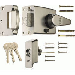 Era BS High Security Nightlatch 60mm Finish: Polished Chrome Body - Chrome Cylinder