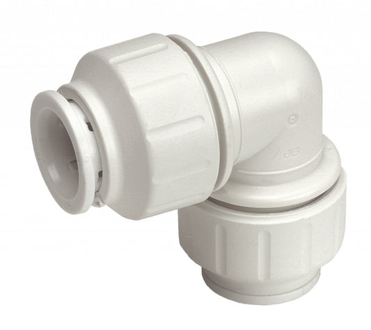 JG Speedfit Equal Elbow Connector 22mm Pack 5 - White