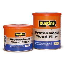 Rustins Professional Wood Filler 1kg White