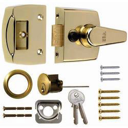 Era Replacement Front Door Lock 40mm Finish: Brass Effect Body - Brass Cylinder