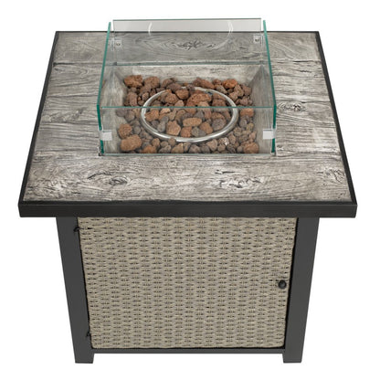 Tepro 76cm Gas Fire Pit Table