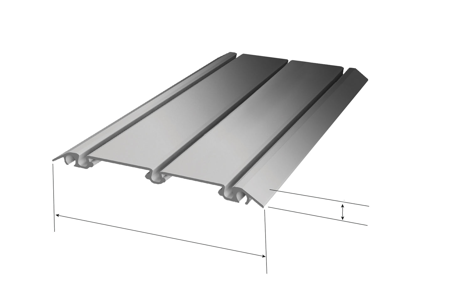 Spacepro Trackset B - 3660mm - Silver - image 4
