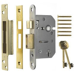 Era Viscount Mortice Sashlock Brass 63mm