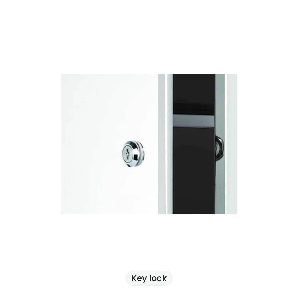 Croydex Trent Stainless Steel Medicine Cabinet Lockable - Key lock