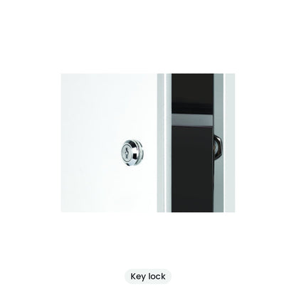 Croydex Trent Stainless Steel Medicine Cabinet Lockable - Key lock