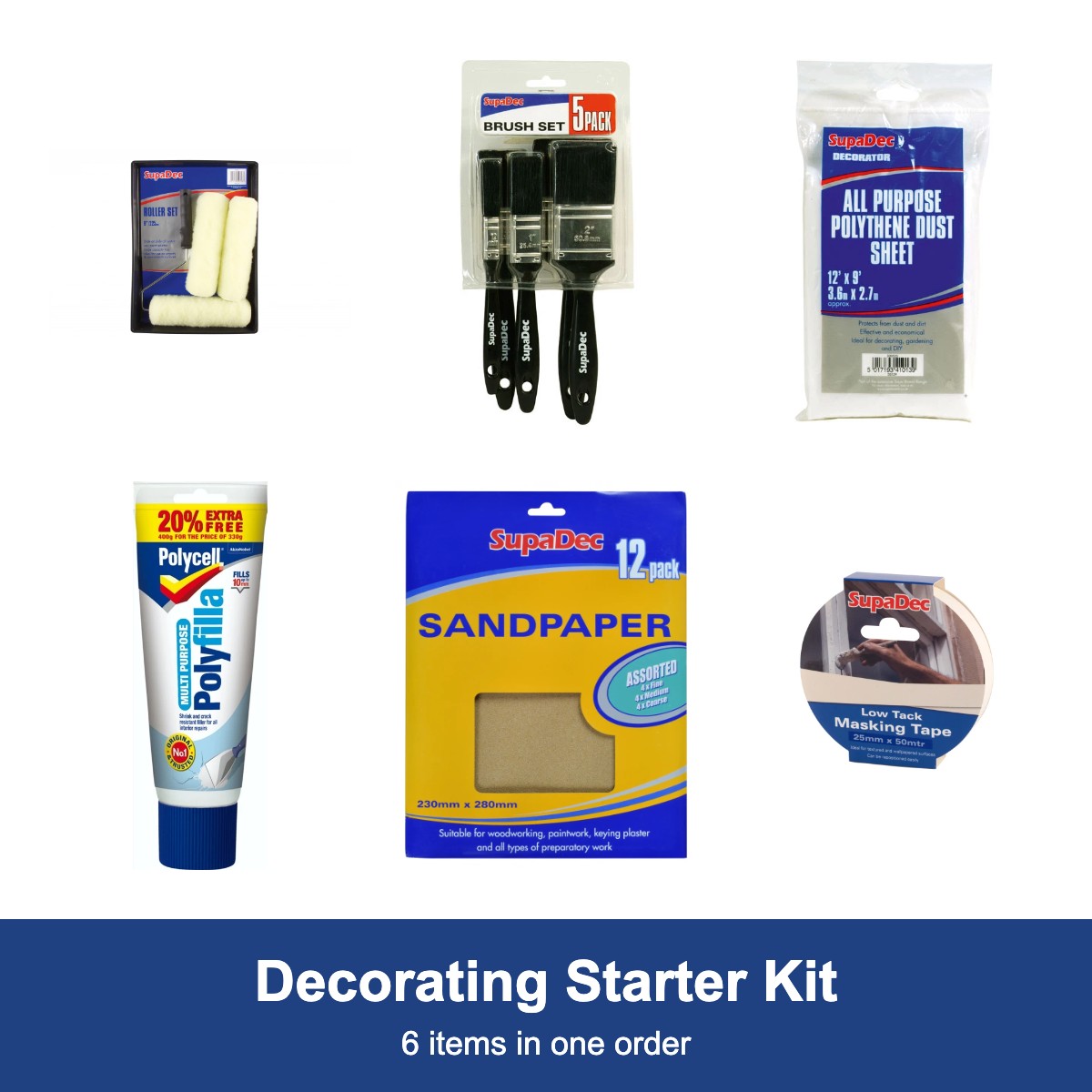 Decorating Starter Kit contents