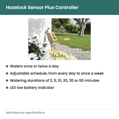 Hozelock Sensor Plus Controller - key features