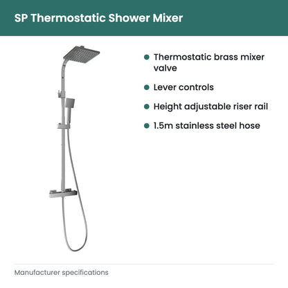 SP Thermostatic Shower Mixer - key features