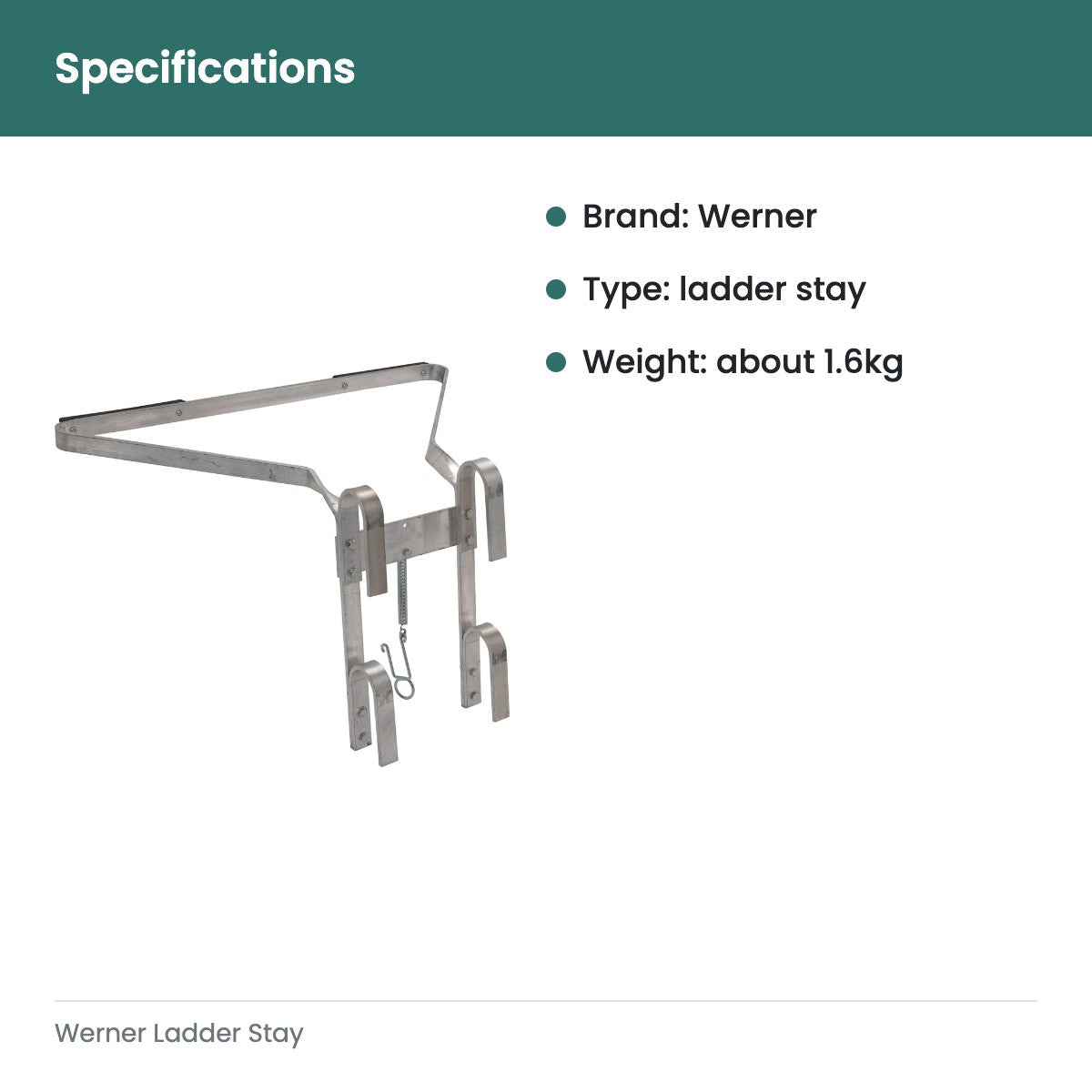 Werner Ladder Stay - specifications