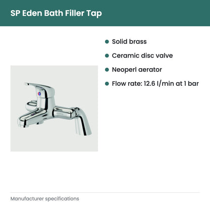 SP Eden Bath Filler Tap - key features