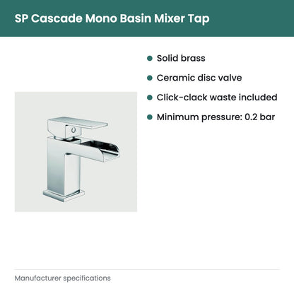 SP Cascade Mono Basin Mixer Tap - key features