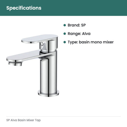 SP Alva Basin Mixer Tap - specifications