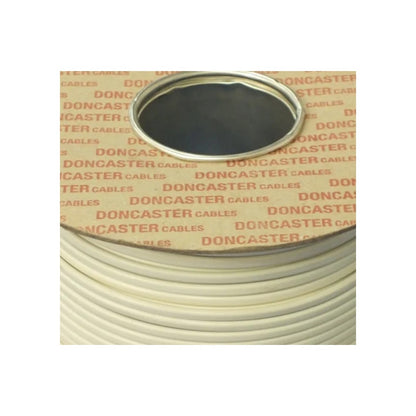 Doncaster Cable 2 Core Flat Flex - White - close-up