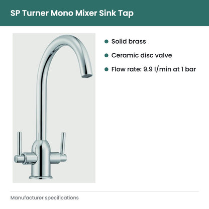 SP Turner Mono Mixer Sink Tap - key features