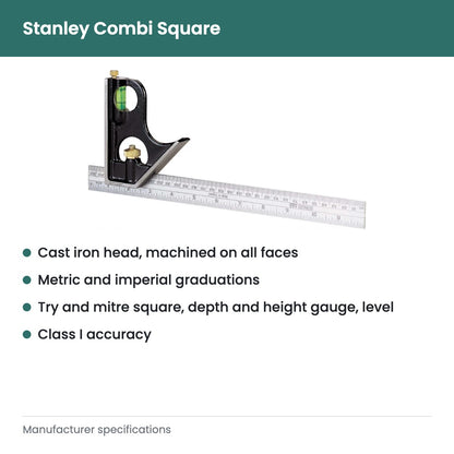Stanley Combi Square - key features
