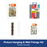 Picture Hanging & Wall Fixings Kit