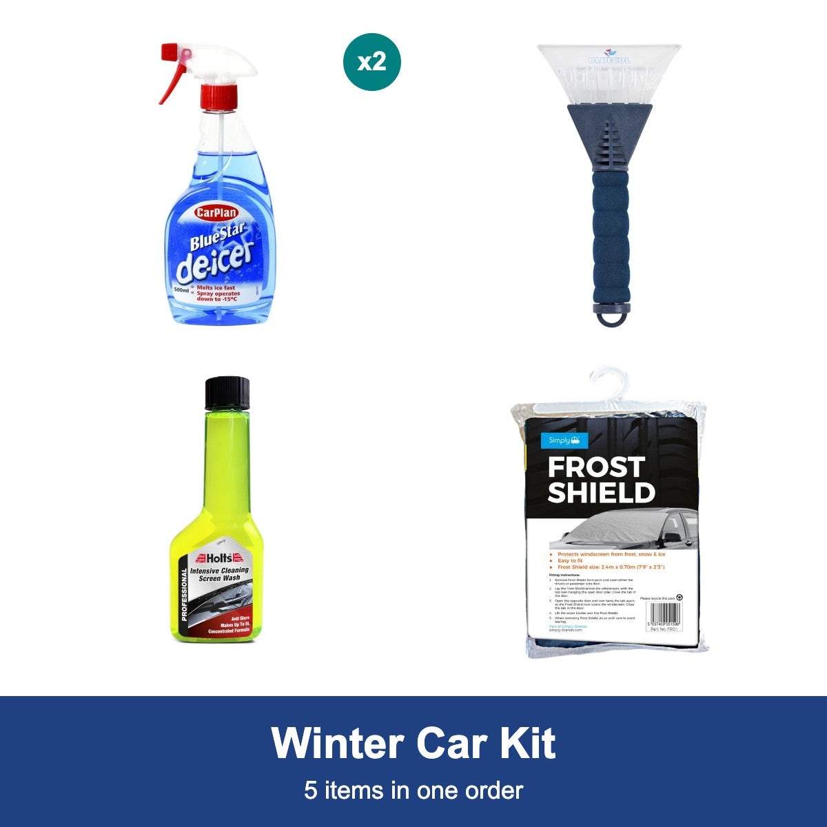 Winter Car Kit contents