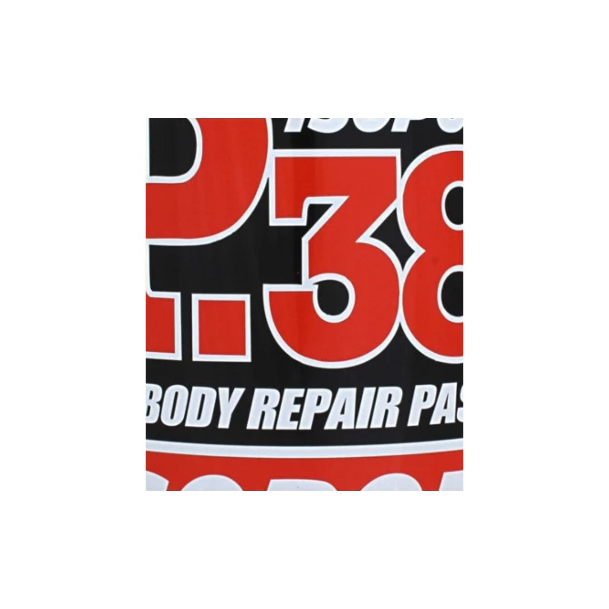 Isopon P.38 Car Body Repair Paste - close-up