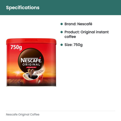 Nescafe Original Coffee - specifications