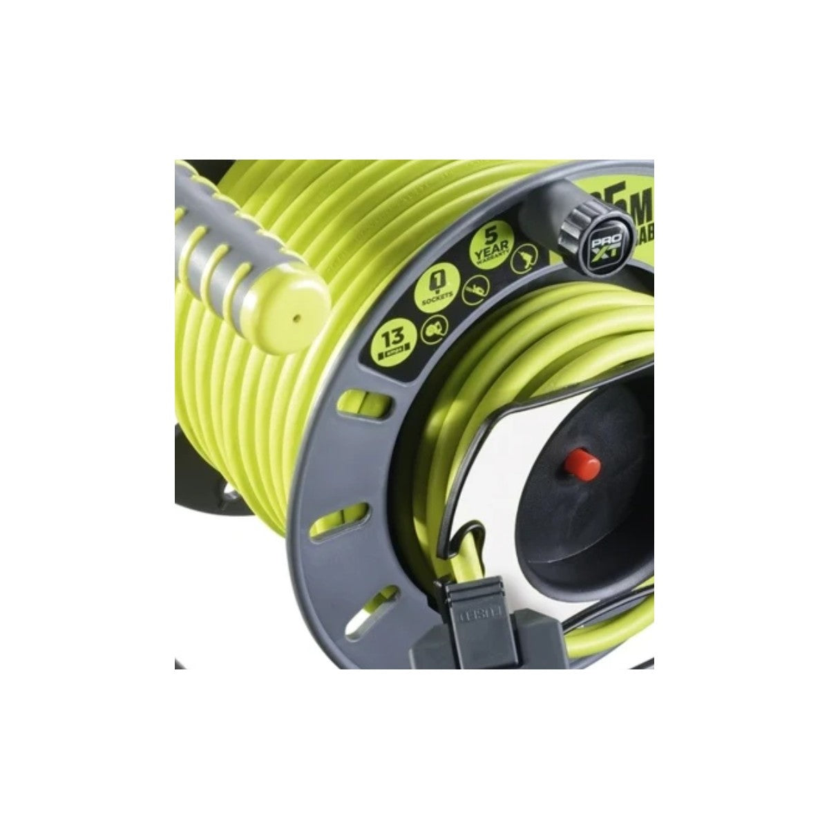 Pro Xt Outdoor Cable Reel 1 Gang - close-up