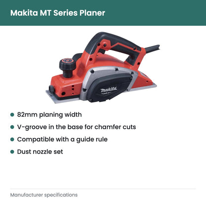 Makita MT Series Planer - key features