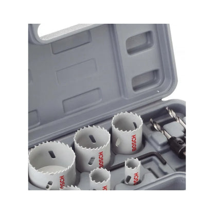 Bosch Plumber's HSS Bi Metal Holesaw Kit - close-up